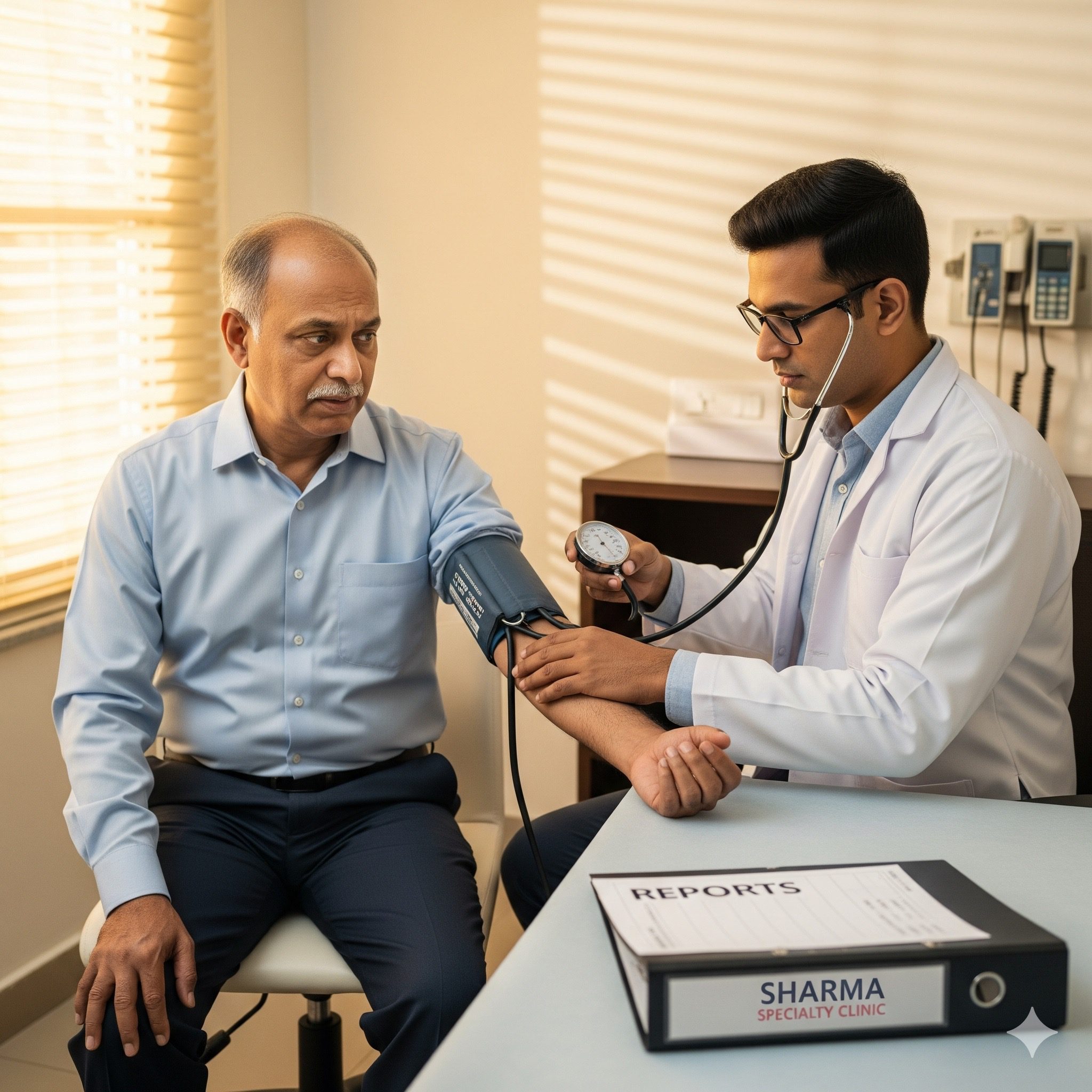 Expert Blood Pressure management at Sharma Specialty Clinic, Pune